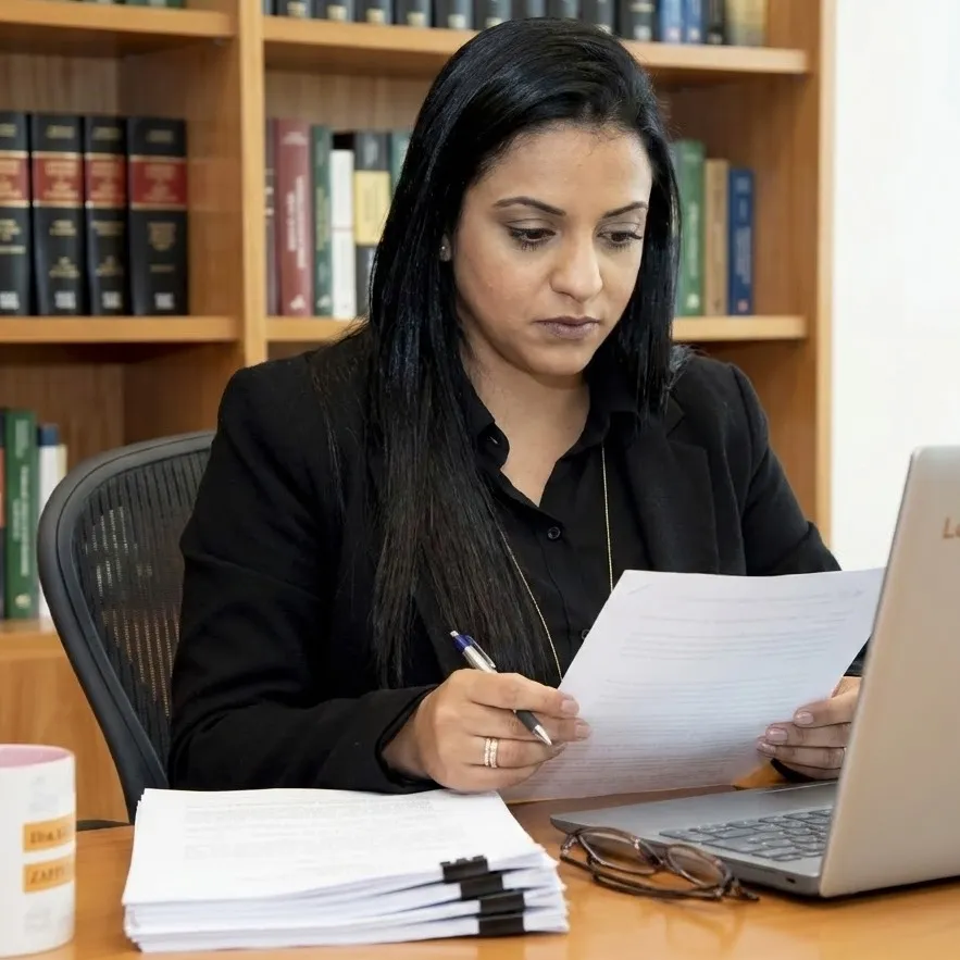 Advogada no escritório